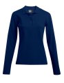 Dames Polo Lange Mouw Promodoro 4605 Navy